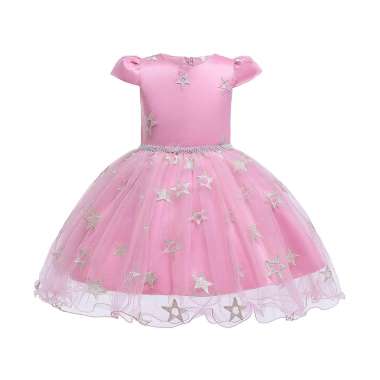 Jual Bluelans Wedding Pageant Formal Kids Girl Flower Print