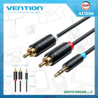 Vention Kabel Audio 3.5mm to RCA 2 Male for Speaker Cable 8M 10M 10 METER