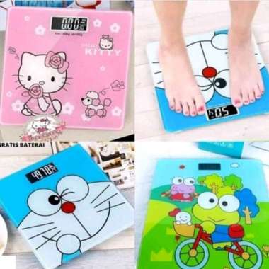 Timbangan Badan Digital Karakter (Hellokitty)