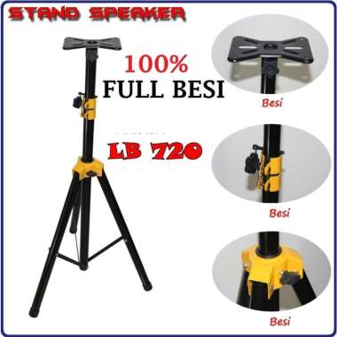 Stand Speaker LB 720 Full besi Tripod Speaker 1SET Full Besi Kuat