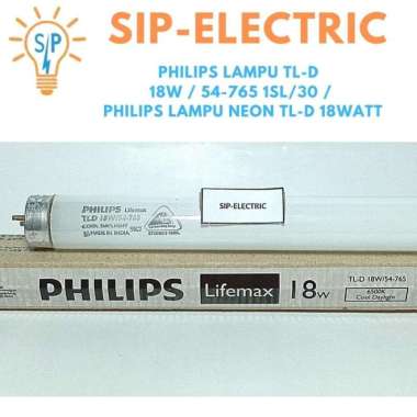 PHILIPS LAMPU TL-D 18W / 54-765 1SL/30 / PHILIPS LAMPU NEON TL-D 18W