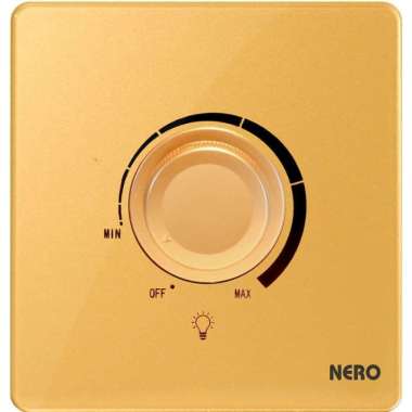 Preciosa I9L63-G 300w 220-240V 1 Gang Light Dimmer - Gold
