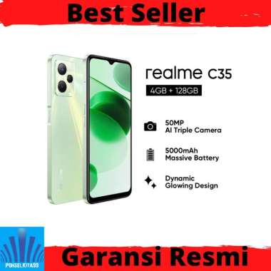 Realme C35 Ram 4+64gb Garansi Resmi New Segel