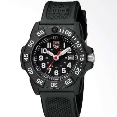 Luminox L-3501 Navy SEALs Jam Tangan Pria Rubber Strap Black