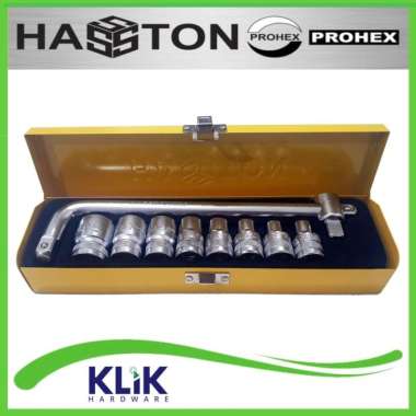 Unik Hasston Prohex Kunci Shock Sock Sok Set 10 Pcs 8 - 24 mm Box Kaleng Limited
