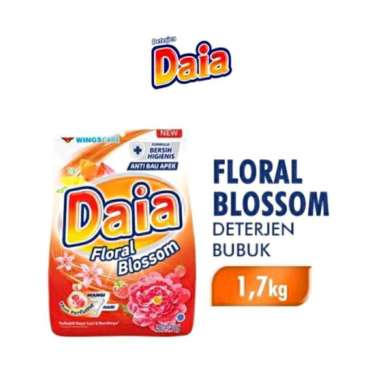 Promo Harga Daia Deterjen Bubuk Floral Blossom 1700 gr - Blibli