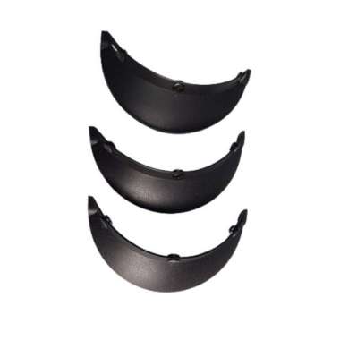 PET HELM RETRO/CHIPS/BOGO/CARGLOSS 3 KANCING L Hitam