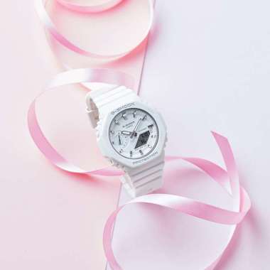 CASIO G-SHOCK "Mini CasiOak" White Carbon Core Guard Special Color Original Jam Tangan Wanita [GMA 2