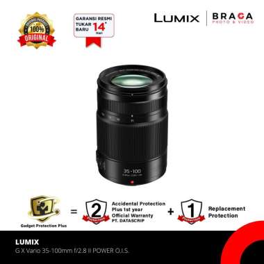 Braga Photo & Video - Panasonic Lumix H-HSA35100E / G X Vario 35-100mm f/2.8 II POWER O.I.S. Lensa K