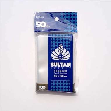 Sultan Supply 100 Micron 65x100mm Premium Card sleeves (Zircon)