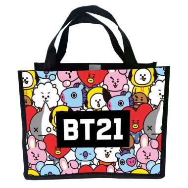 goodie bag ulang tahun anak Tas Ultah karakter BT21 / (READY STOK). Tas ultah Goodiebag BT21 / BTS /