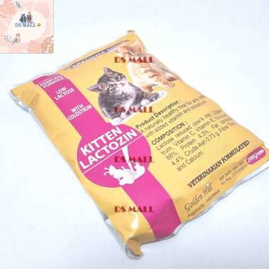 ds kitten lactozin 200gr - susu kucing low laktosa susu kitten kucing
