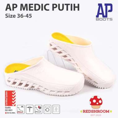 Sepatu Boots AP MEDIC Putih - Sepatu APD Medis 45