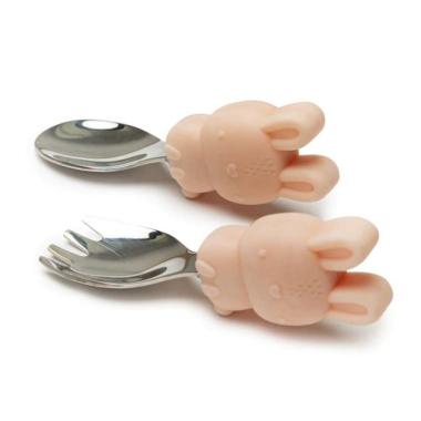 Loulou Lollipop - Learning Fork & Spoon Bunny