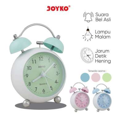 Jam Beker Dering Beker Alarm Clock Joyko ALCL-606 Pink