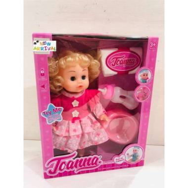 MAINAN BONEKA MUSIK BAHAN KARET / BONEKA CANTIK TERMURAH