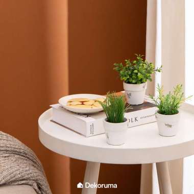 Dekoruma YUGA Tanaman Tiruan Dalam Pot | Tanaman Sintetis Rosemary