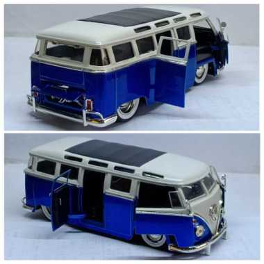 Jada Diecast Mobil 1982 Volkswagen Bus Skala 1:24