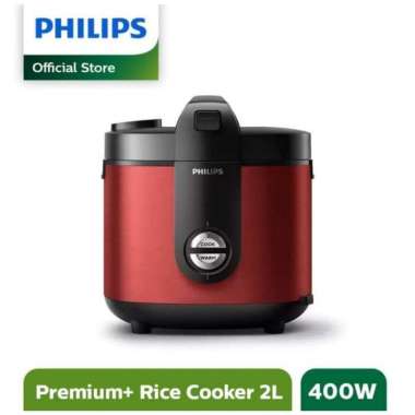 Philips Rice Cooker 2 L- 5000 Premium Series HD 3138 Merah