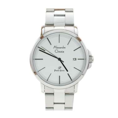Jam Tangan Alexandre Christie / Alexander Pria AC 1032 MD Original Silver