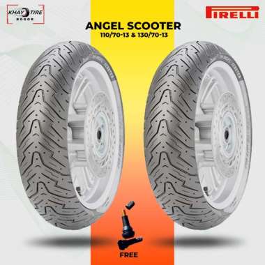 Sepasang Ban Motor YAMAHA NMAX - PIRELLI ANGEL SCOOTER 110/70 & 130/70 Ring 13 Tubeless
