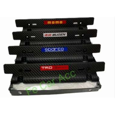 DUDUKAN/TATAKAN/COVER PLAT NOMER MOBIL CARBON Multicolor