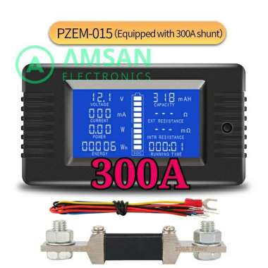 Battery analyzer peacefair PZEM-015 50A 100A 200A 300A 300A