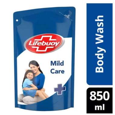 Lifebuoy Mild Care 850ml sabun cair biru