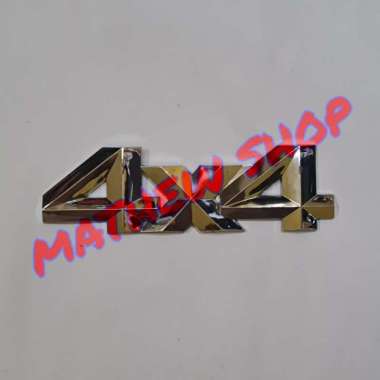 Emblem 4X4 Four By Four Pajero Sport Chrome / Logo 4x4 Pajero Sport Multicolor