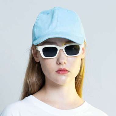 Topi Casual Polos Sport Baseball Cap Tumblr Hat Biru Muda