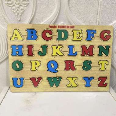 Puzzle Kayu Huruf Besar