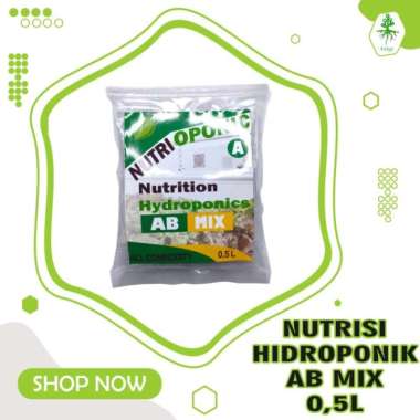 PUPUK HIDROPONIK AB MIX 0,5L / NUTRISI HIDROPONIK AB MIX