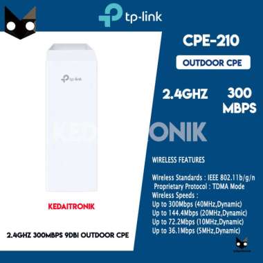 TP-Link CPE 210 Outdoor Wireless - TP-Link CPE210 Wireless Outdoor