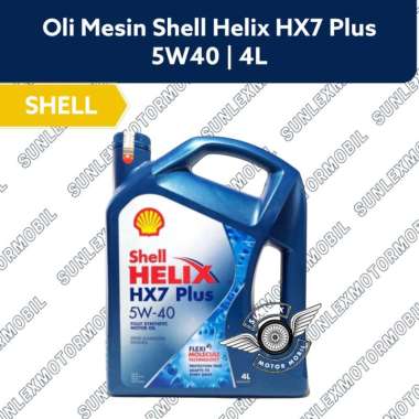 4L OLI MESIN MOBIL SHELL HX7 BARCODE SHELL HELIX HX7 4LITER 5W-40 5W40 GASOLINE BENSIN DIESEL SOLAR 