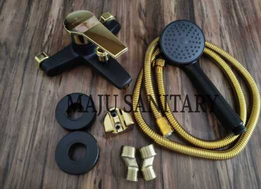 Kran bathtub panas dingin black gold kran shower mixer hot and cold black gold kran shower panas din