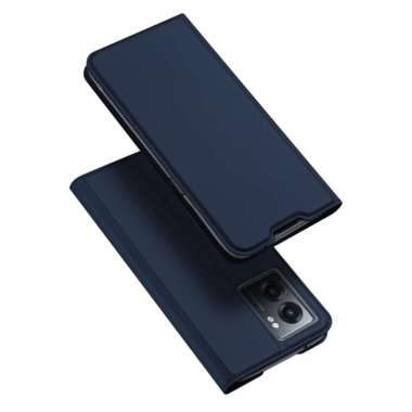 Case Realme Narzo 50 5G - Dux Ducis Original Premium Flip Leather Casing Blue