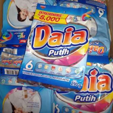 Promo Harga DAIA Deterjen Bubuk Putih 290 gr - Blibli