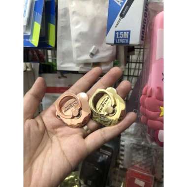 RING STAND GRIP PEGANGAN TANGAN UNIVERSAL RiNG HP Gold