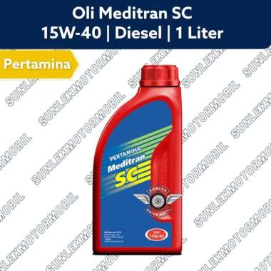 OLI MESIN DIESEL PERTAMINA MEDITRAN SC 1L 1LITER 15W-40 15W40