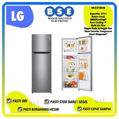 KULKAS LG GN-G272SLCB 272L SMART INVERTER COMPRESSOR LG GN G272SLCB