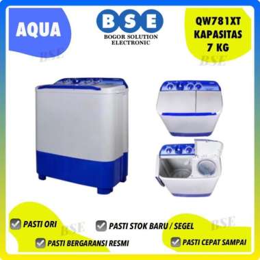Mesin Cuci 2 Tabung Aqua Promo Murah | Aqua Qw781xt | Qw 781xt | qw781