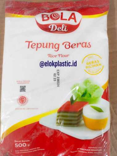 Tepung beras / ketan merk Bola Deli kemasan 500g ketan