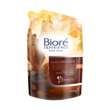 Promo Harga BIORE Body Foam Experience Exotic Cinnamon 425 ml - Blibli