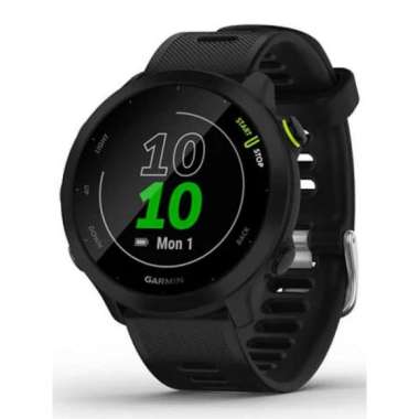 Jam Tangan Sport Original Garmin Forerunner 55 Black 010-02562-50 Garansi Resmi