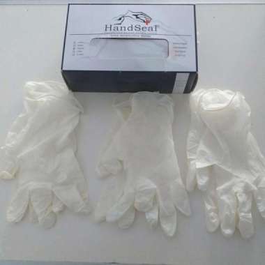Sarung Tangan Karet Latex Examination Gloves Hand Seal 3pasang Size M
