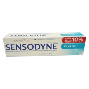Promo Harga Sensodyne Pasta Gigi Cool Gel 160 gr - Blibli