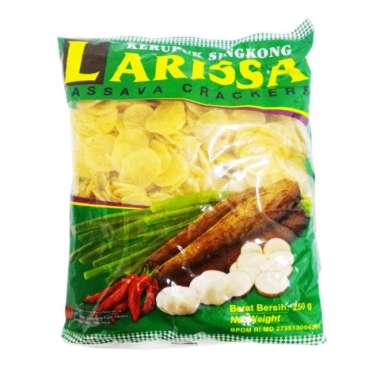 Larissa Kerupuk Mentah Singkong 250Gr