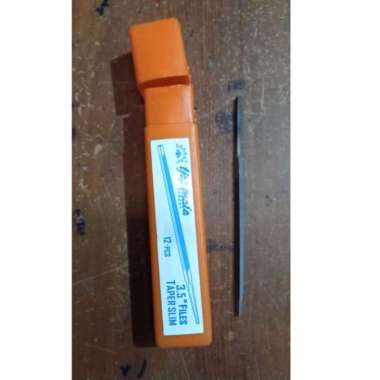 Kikir Segitiga Pengasah Gergaji Kayu 3.5" Inch Tjap Cap Mata Asli Ecer