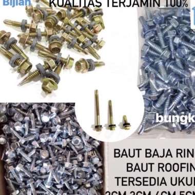 Baut baja ringan l baut Skrup Baja Ringan Plafon 10 x16 10x19 - 100pcs