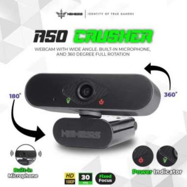 WEBCAM NYK A50 A-50 CRUSHER 1080P 30FPS BUILT-IN MICROPHONE NEMESIS